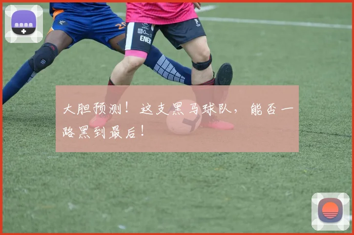 大胆预测!这支黑马球队,能否一路黑到最后!